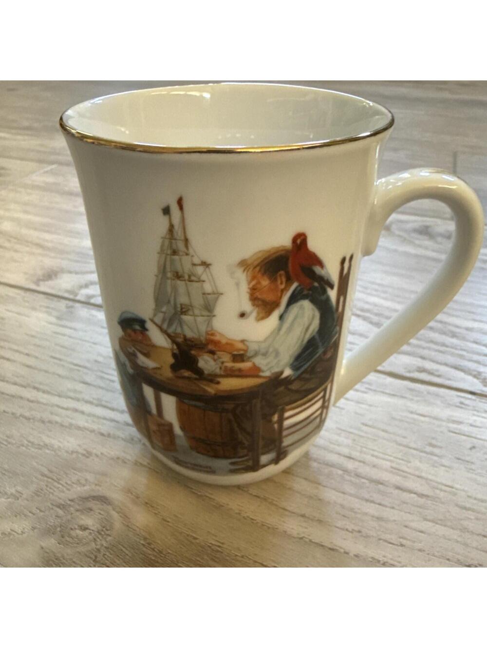 Vintage Norman Rockwell Museum Collection Cup "For A Good Boy" 1982